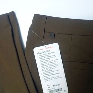 Lululemon ABC Pant* Slim (Olive Green)